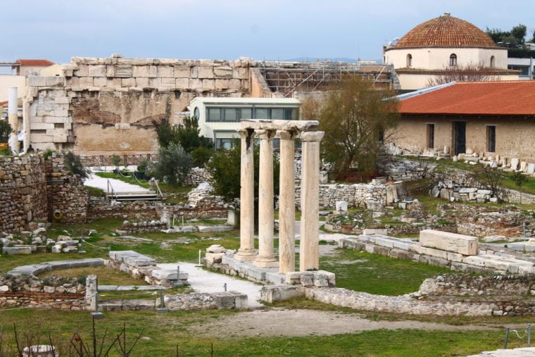 A Walk in Athens - Hadrian’s Library, Areopagus Hill, Monastiraki square Athens Europe Greece My Escapades 