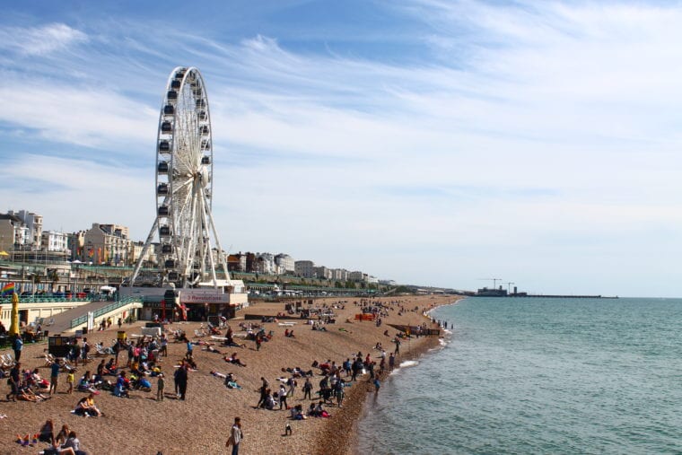 Visit Brighton - Beauty of a Pebble Beach England Europe My Escapades 